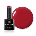 BLUESKY Gel Nail Polish D160 [Pillar Box Red] Red Soak Off LED UV Light - Chip Resistant & 21-Day Wear 10ml