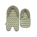 Keep Me Cosy™ Baby Head Support for Pram and Car Seat (Twin Pack) - Grey Chevron