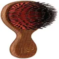 Prestige Pet Products Oval Natural Bristle Brush (Length 22cm), Brown, Length 22cm
