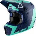 Leatt GPX 3.5 V20.2 Motorcycle Helmet, X-Large, Aqua