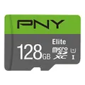 PNY Elite microSDXC Card 128GB Class 10 UHS-I U1 100MB/s A1 V10