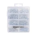 AmazonBasics Hardware Nail Assortment Kit - Includes Finish, Wire, Common, Brad and Picture Hanging Nails, 550-Piece