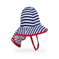 Sunday Afternoons Infant SunSprout Hat Navy/White Stripe 6-12 Mos