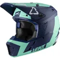 Leatt Youth GPX 3.5 Junior V20.2 Motorcycle Helmet, Medium, Aqua
