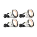 HPM DLI 5W 505lm LED Warm White Dimmable Downlight with Integrated Driver 70mm Brushed Chrome - Pack of 4