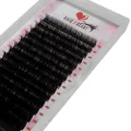 Hair2heart 0.10 Thickness Volume B-curl Silk Eyelash Extensions, 10 mm Length