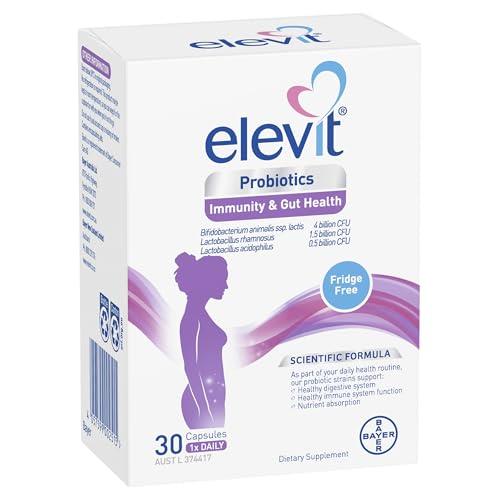 Elevit Probiotics with Billions of Healthy Bacteria to Support Immunity and Gut Health and a Healthy Digestive System, 30 Count