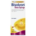 Bisolvon Duo Syrup, Traditionally Used to Soothe Irritated Throat Tissues and Relieve Associated Dry Cough, 100ml