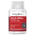 Healthy Care Wild Krill Oil 1000mg - 30 Capsules | Supports heart and joint health