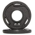 BalanceFrom Cast Iron Plate Weight Plate for Strength Training, Weightlifting and Crossfit