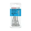 Romak 018720 Grade 316 Stainless Steel Hex Bolt and Nut, M5 Thread Size x 25 mm Thread Length