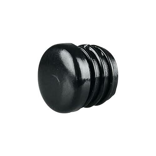 Romak 33836 Internal Fitted Plastic Round Chair Tips, 19 mm Size, Black, Pack of 100
