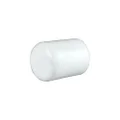 Romak 339170 External Fitted Plastic Round Chair Tips, 10 mm Size, White, Card of 4