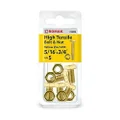 Romak 018020 Yellow Zinc HI Tensile Hex Bolt and Nut, 5/16 Inch x 3/4 Inch Size