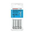 Romak 018760 Grade 316 Stainless Steel Hex Bolt and Nut, M6 Thread Size x 40 mm Thread Length