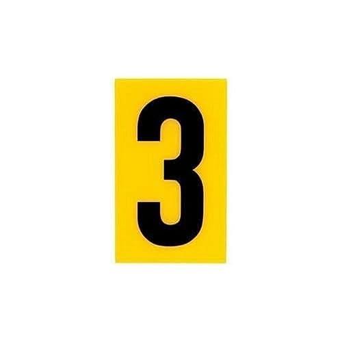 Sandleford 4 Letter Self Adhesive Numeral, Yellow, 60 mm Length