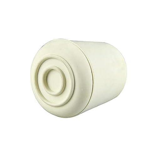 Romak 384570 External Fitted Round Chair Tip Rubber, 22 mm Diameter, White