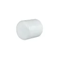 Romak 339270 External Fitted Plastic Round Chair Tips, 13 mm Size, White, Card of 4