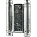 Romak 01029T Spring Double Action Hinge, 75 mm Size, Nickel Plated Finish