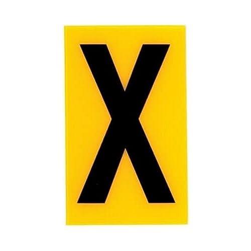 Sandleford Self Adhesive Y Letter Sign, Black/Yellow, 60 x 35 mm