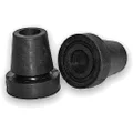 Romak 385060 Crutch Tip Rubber, 20-22 mm Diameter, Black