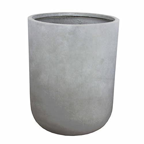 Oceania Eva Tall Pot, Cement, X-Small