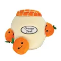 Hugsmart Puzzle Hunter Dog Toy Food Party Orange Jam 17.8x16x12cm