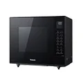 Panasonic Space Saving 3-in-1 Convection 27L Microwave Oven 1000W with Turbo Defrost and 29 Auto Menu Programs (NN-CT56MBQPQ)