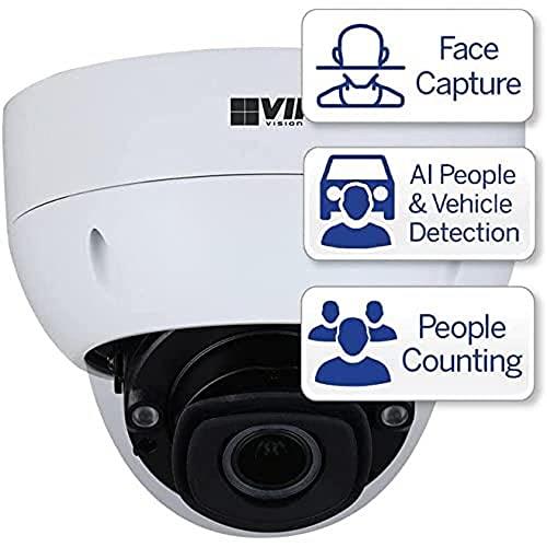 VIP Vision VSIPU-8DIRM-I 8.0MP Ultimate AI Series Motorised Vandal Dome Camera