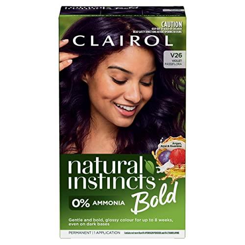 Clairol Natural Instincts Bold Violet Permanent Hair Colour, Ammonia Free, Bold, Natural, Gentle Hair Colour