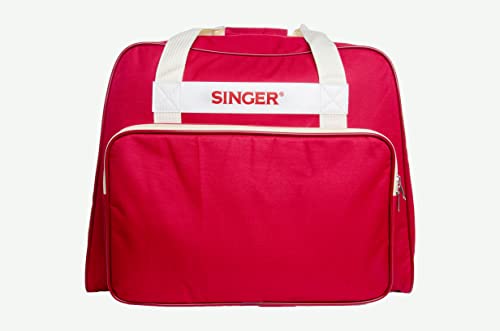 Singer Sewing Machine Carry Case, Brick Red