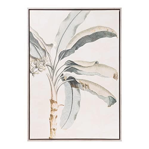 Splosh Exotic Left Palm Framed Canvas, 64 x 5 x 94 cm