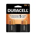 Duracell Copper Top 9 Volt Alkaline Batteries (Pack of 2)
