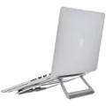 Amazon Basics Aluminum Portable Foldable Support Stand for Laptops up to 13 Inches, Silver