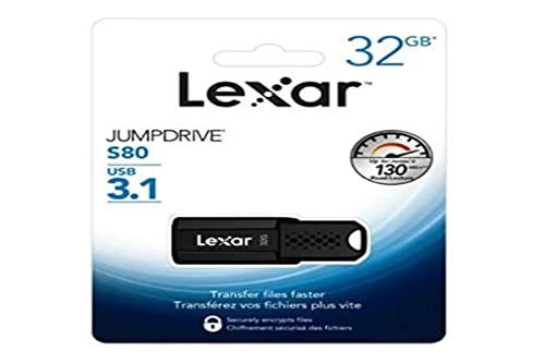 Lexar Jumpdrive S80 USB 3.1 Flash Drive, Capacity 32GB Capacity