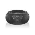 Panasonic Portable AM/FM Radio with CD Player, USB Playback and 3.5mm Headphone Output (RX-DU10GN-K)