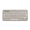 Logitech K380 Multi-Device Bluetooth Wireless Keyboard with Easy-Switch for Up to 3 Devices, Slim, 2 Year Battery-PC, Laptop, Windows, Mac, Chrome OS, Android, iPadOS, Apple TV, Sand