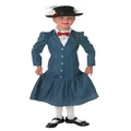 Official Disney Girls Mary Poppins Rich Victorian World Book Day Week Fancy Dress Costume Outfit Ages 3-12 Years (3-4 Years)