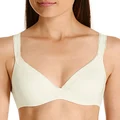 Berlei Women's Underwear Microfibre Barely There Luxe Contour Bra, Ivory, 12D