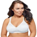 Playtex Women's Cotton Blend Ultimate Lift and Support Bra, White, 14B