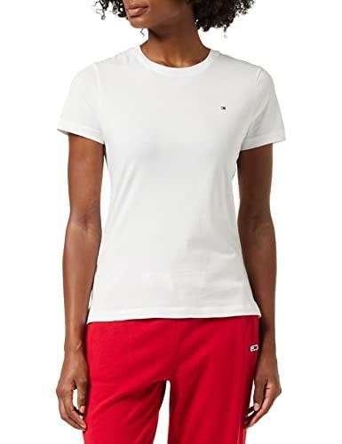 Tommy Hilfiger Women's Heritage Crew Neck Tee, Classic White, SM