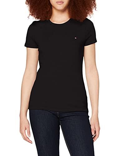 Tommy Hilfiger Women's Heritage Crew Neck Tee, Masters Black, MD