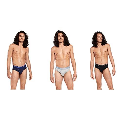 Bonds Men's Underwear Cotton Blend Guyfront Brief - 3 Pack, Pack 20 (3 Pack), Medium
