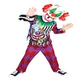 Rubie's Scary Clown Lenticular Costume for Child, Size 7-8 Black