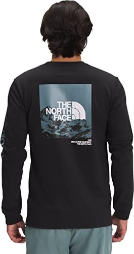 The North Face Men's Long-Sleeve Logo Play Tee, TNF Black, Medium