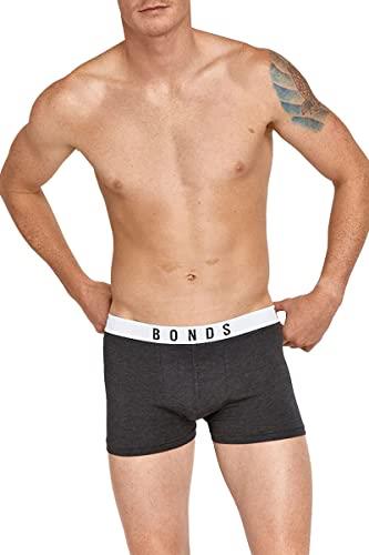 Bonds Men's Underwear Originals Trunk, Asphalt Marle, XX-Large