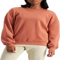 Bonds Women's Essentials Move Fleece Pullover, Dawn Patrol, Medium