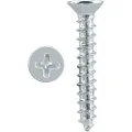 Romak 071620 Countersunk Head Phillips Drive Nickle Plated Timber Screw, 10G x 30 mm Size
