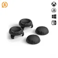 SCUF Thumbstick Grips - 4 Pack with 2 Bases - Tactic - Joystick Thumb Grips for Xbox One and Xbox Series X & S, PS4, PS5, Nintendo Switch Pro Controller - Black