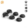 SCUF Thumbstick Grips - 6 Pack with 2 Bases - Tactic - Joystick Thumb Grips for Xbox One and Xbox Series X & S, PS4, PS5, Nintendo Switch Pro Controller - Black
